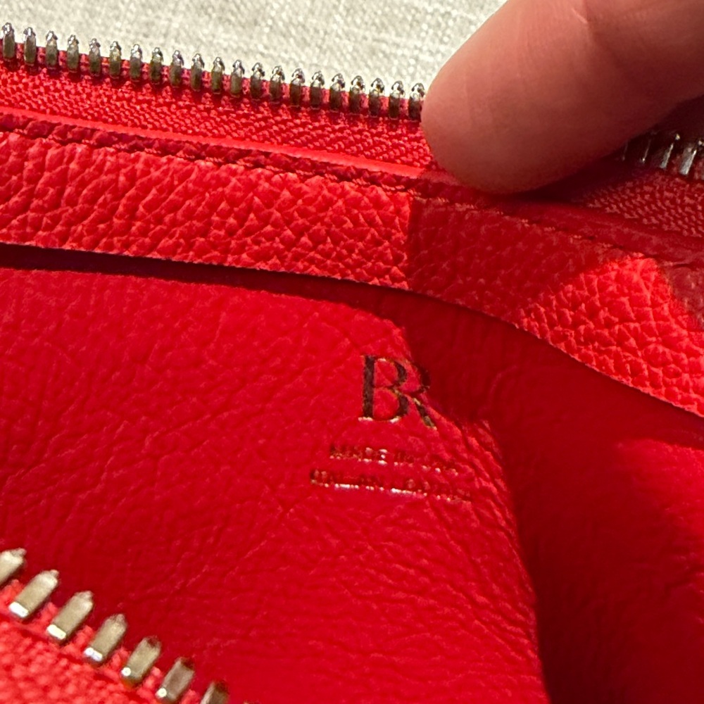 Banana Republic Vibrant Red Leather Bag